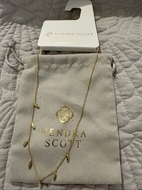 Kendra Scott Gold Multi-Drop Delicate Necklace